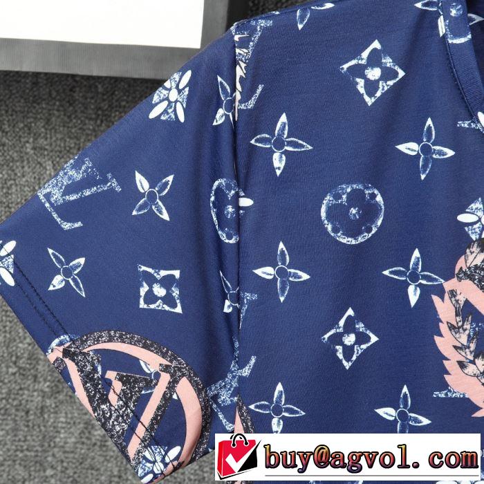 2020年春限定 3色可選 ルイ ヴィトン LOUIS VUITTON 大人の新作こそ 半袖Tシャツ 今なお素敵なアイテムだ
