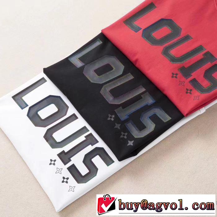 3色可選 普段のファッション ルイ ヴィトン LOUIS VUITTON 大人気のブランドの新作 半袖Tシャツ 最もオススメ