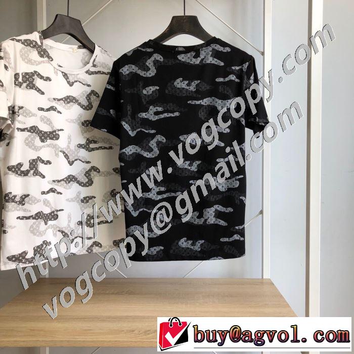 2020話題の商品 2色可選 ルイ ヴィトン LOUIS VUITTON 飽きもこないデザイン 半袖Tシャツ