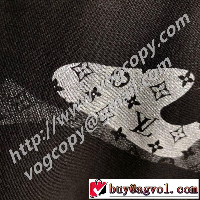 2020話題の商品 2色可選 ルイ ヴィトン LOUIS VUITTON 飽きもこないデザイン 半袖Tシャツ