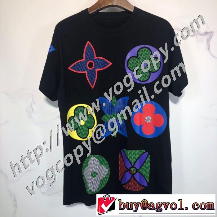 ルイ ヴィトン 本当に嬉しいアイテム 2色可選 LOUIS VUITTON 差をつけたい人にもおすすめ 半袖Tシャツ
