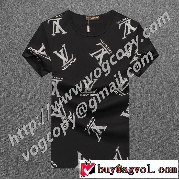 海外でも人気なブランド 半袖Tシャツ 2色可選 幅広いアイテムを展開 ルイ ヴィトン LOUIS VUITTON