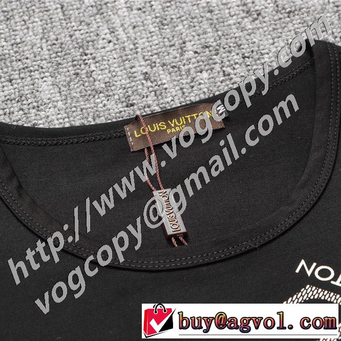 海外でも人気なブランド 半袖Tシャツ 2色可選 幅広いアイテムを展開 ルイ ヴィトン LOUIS VUITTON