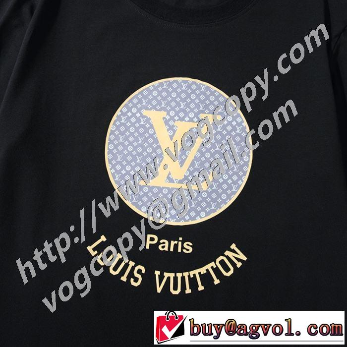 ルイ ヴィトン大幅割引価格 2色可選  LOUIS VUITTON 今年の春トレンド 半袖Tシャツ 大人の新作こそ