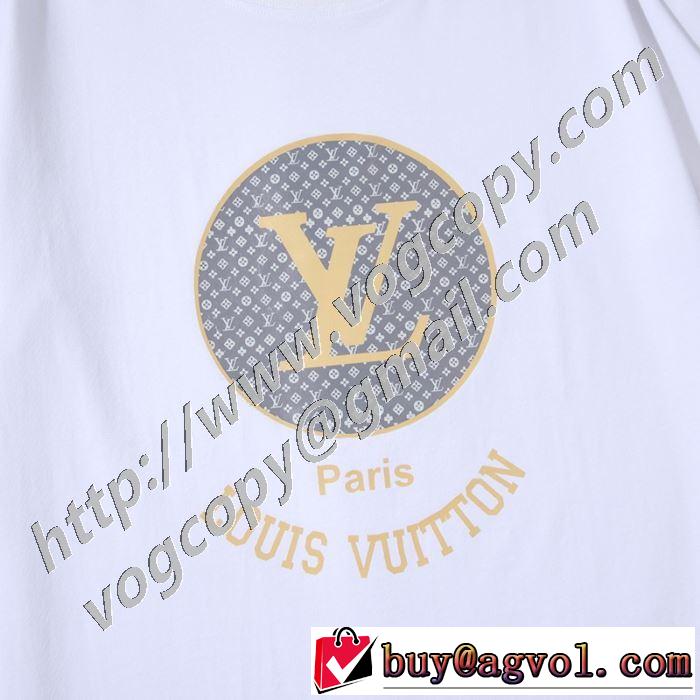 ルイ ヴィトン大幅割引価格 2色可選  LOUIS VUITTON 今年の春トレンド 半袖Tシャツ 大人の新作こそ