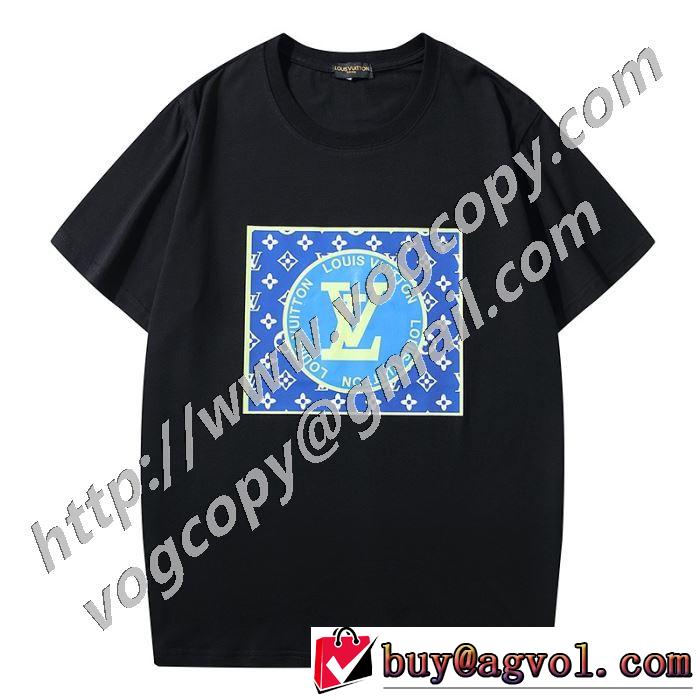 おしゃれに大人の必見 2色可選 半袖Tシャツ 驚きのプライス ルイ ヴィトン LOUIS VUITTON