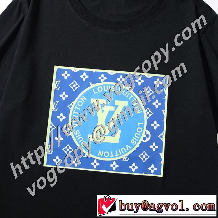 おしゃれに大人の必見 2色可選 半袖Tシャツ 驚きのプライス ルイ ヴィトン LOUIS VUITTON