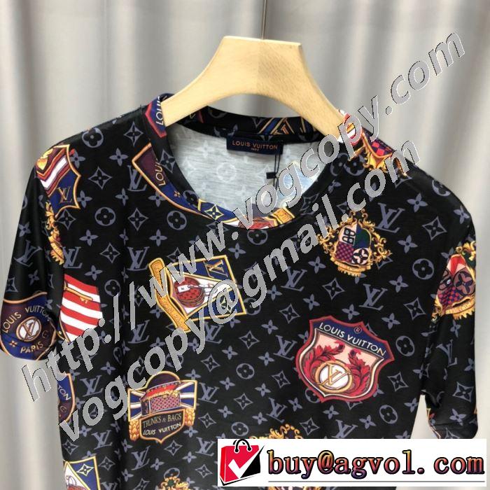 最もオススメ 半袖Tシャツ 確定となる上品 ルイ ヴィトン LOUIS VUITTON 海外でも大人気
