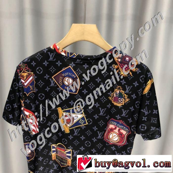 最もオススメ 半袖Tシャツ 確定となる上品 ルイ ヴィトン LOUIS VUITTON 海外でも大人気