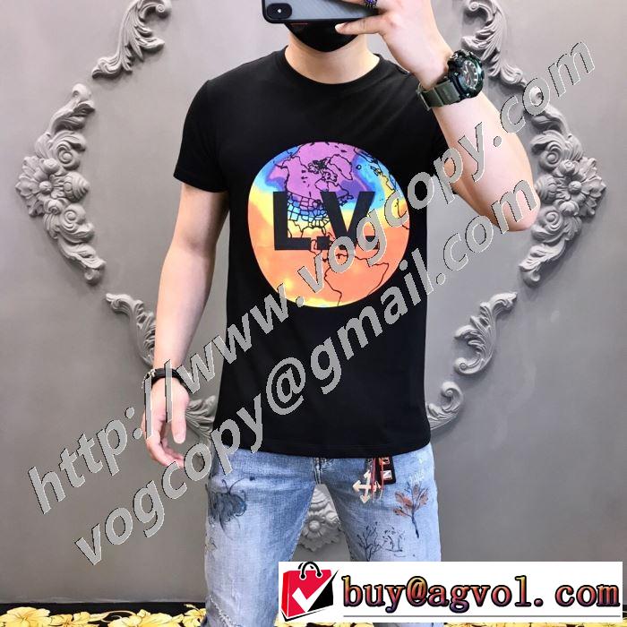 ルイ ヴィトン 2色可選 日本未入荷カラー LOUIS VUITTON 上品に着こなせ 半袖Tシャツ 注目を集めてる