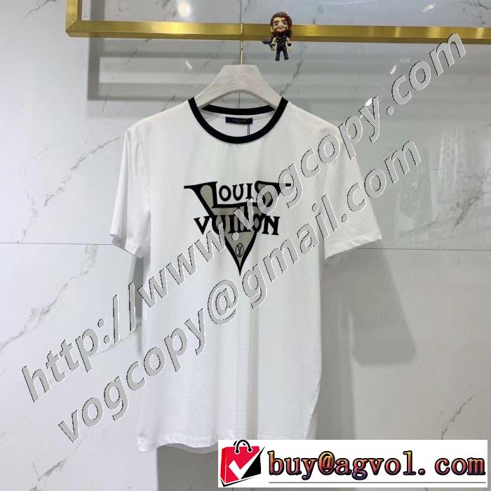 20SSトレンド 半袖Tシャツ 是非ともオススメしたい ルイ ヴィトン LOUIS VUITTON