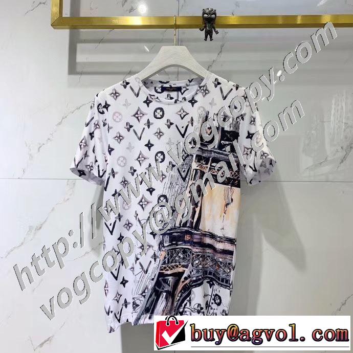 価格も嬉しいアイテム 半袖Tシャツ 手頃価格でカブり知らず ルイ ヴィトン LOUIS VUITTON