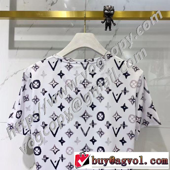 価格も嬉しいアイテム 半袖Tシャツ 手頃価格でカブり知らず ルイ ヴィトン LOUIS VUITTON