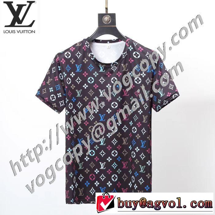 素敵なアイテム ルイ ヴィトン2色可選  LOUIS VUITTON 通勤通学どちらでも使え 半袖Tシャツ