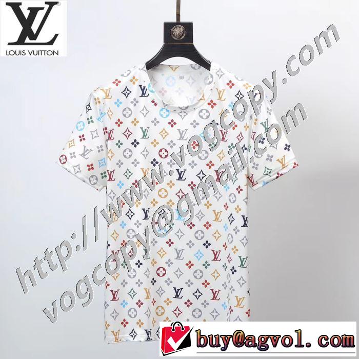 素敵なアイテム ルイ ヴィトン2色可選  LOUIS VUITTON 通勤通学どちらでも使え 半袖Tシャツ