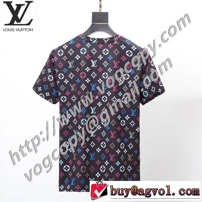 素敵なアイテム ルイ ヴィトン2色可選  LOUIS VUITTON 通勤通学どちらでも使え 半袖Tシャツ