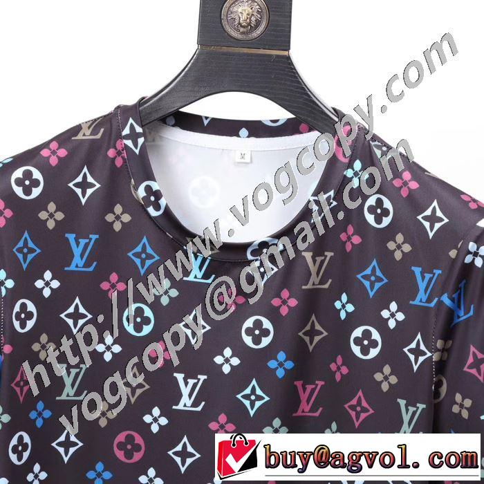 素敵なアイテム ルイ ヴィトン2色可選  LOUIS VUITTON 通勤通学どちらでも使え 半袖Tシャツ