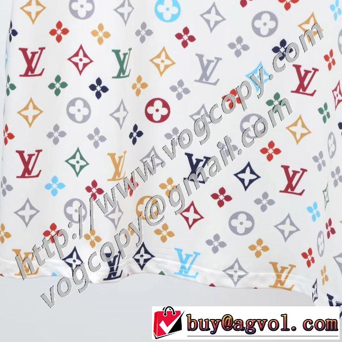 素敵なアイテム ルイ ヴィトン2色可選  LOUIS VUITTON 通勤通学どちらでも使え 半袖Tシャツ