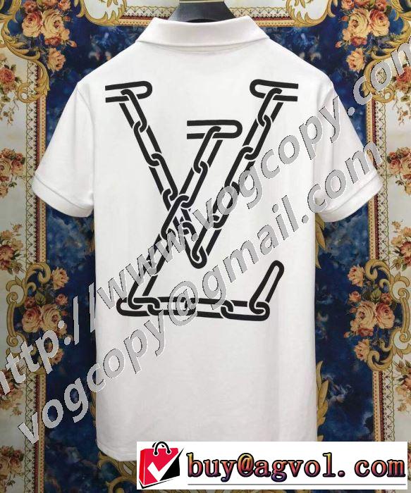 シンプルなファッション 2色可選 半袖Tシャツ この時期の一番人気は ルイ ヴィトン LOUIS VUITTON
