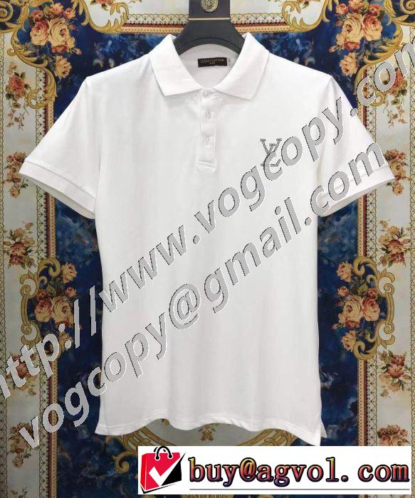 シンプルなファッション 2色可選 半袖Tシャツ この時期の一番人気は ルイ ヴィトン LOUIS VUITTON
