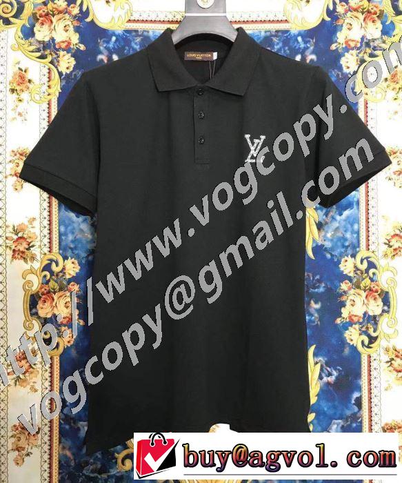 シンプルなファッション 2色可選 半袖Tシャツ この時期の一番人気は ルイ ヴィトン LOUIS VUITTON