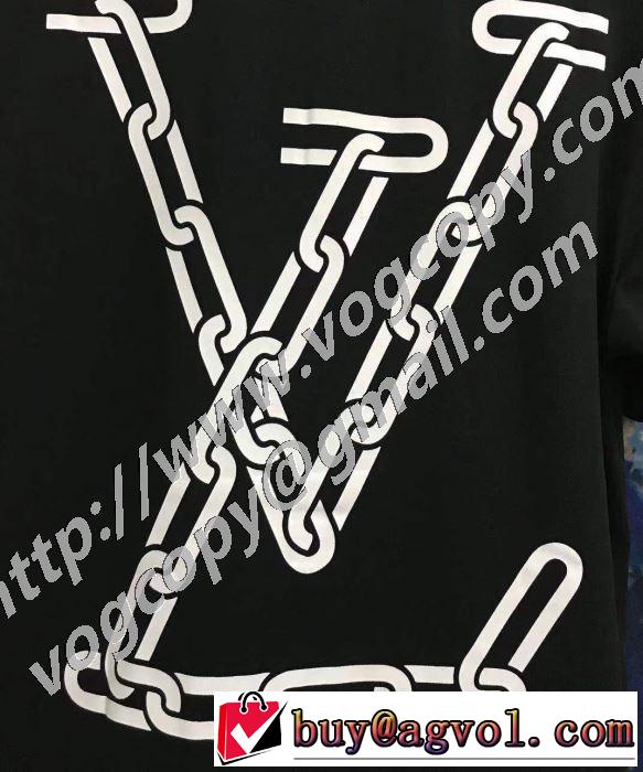 シンプルなファッション 2色可選 半袖Tシャツ この時期の一番人気は ルイ ヴィトン LOUIS VUITTON