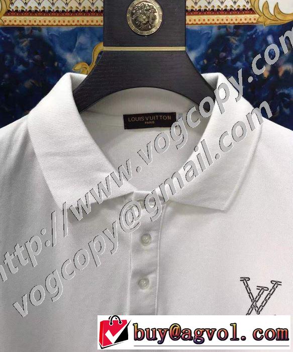 シンプルなファッション 2色可選 半袖Tシャツ この時期の一番人気は ルイ ヴィトン LOUIS VUITTON