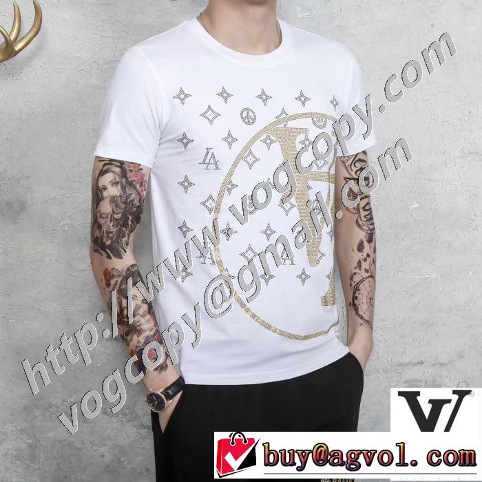 スタイルアップ ルイ ヴィトン 2色可選 LOUIS VUITTON  2020モデル 半袖Tシャツ ストリート感あふれ