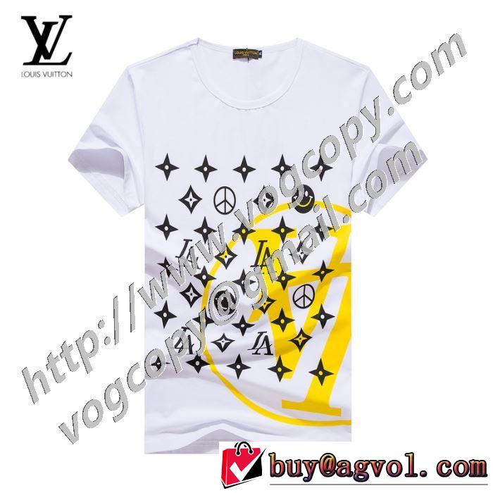 LOUIS VUITTON 2色可選 ストリート系に大人気 ルイ ヴィトン デザインお洒落 半袖Tシャツ 最新の入荷商品