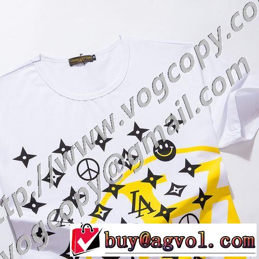 LOUIS VUITTON 2色可選 ストリート系に大人気 ルイ ヴィトン デザインお洒落 半袖Tシャツ 最新の入荷商品