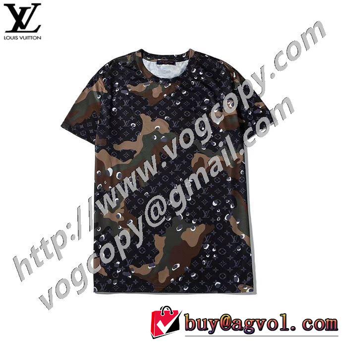 やはり人気ブランド ルイ ヴィトン2色可選  LOUIS VUITTON お値段もお求めやすい 半袖Tシャツ