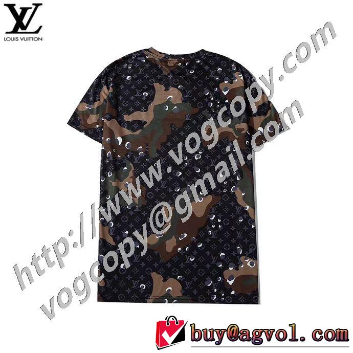 やはり人気ブランド ルイ ヴィトン2色可選  LOUIS VUITTON お値段もお求めやすい 半袖Tシャツ