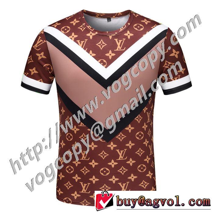 春夏コレクション新品 半袖Tシャツ 差をつけたい人にもおすすめ ルイ ヴィトン LOUIS VUITTON
