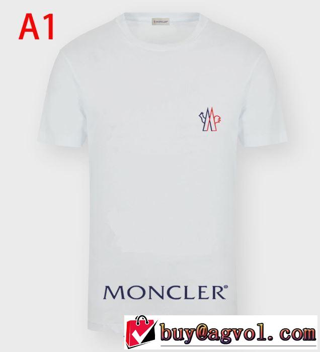 2020SS人気 MONCLER モンクレール スーパーコピー ｔシャツ コピー 春夏コレクション 新作 シンプルなデザインコットンウェア