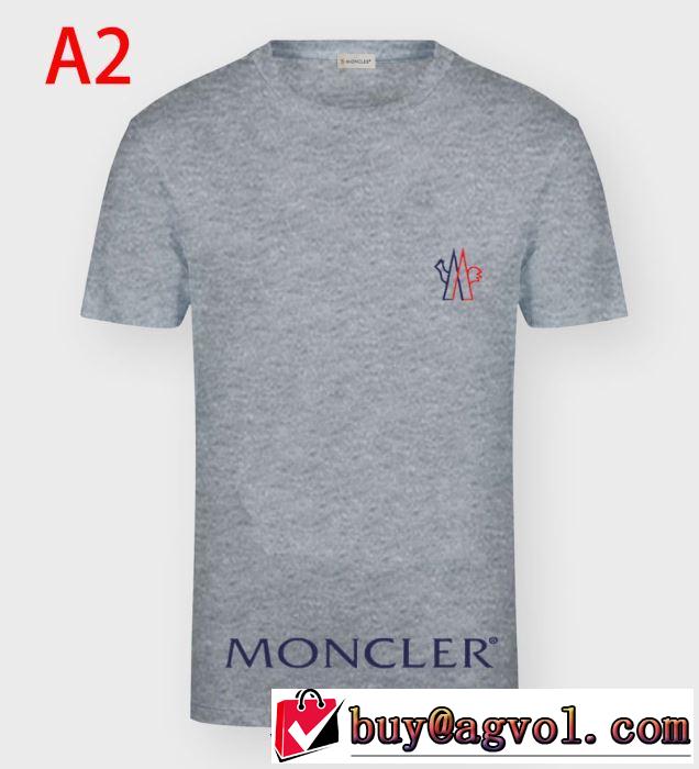2020SS人気 MONCLER モンクレール スーパーコピー ｔシャツ コピー 春夏コレクション 新作 シンプルなデザインコットンウェア