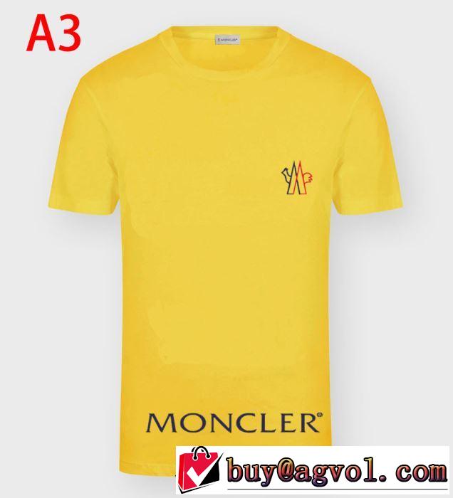 2020SS人気 MONCLER モンクレール スーパーコピー ｔシャツ コピー 春夏コレクション 新作 シンプルなデザインコットンウェア