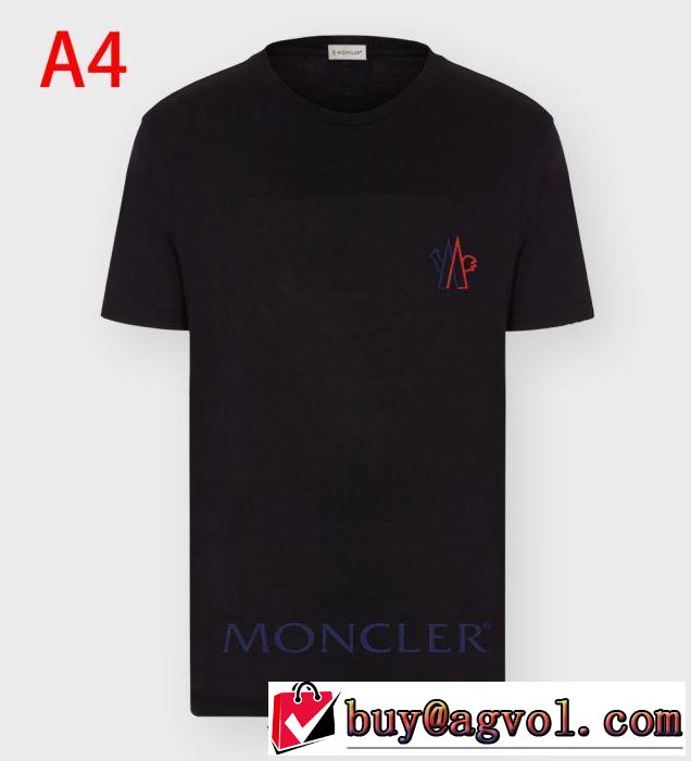 2020SS人気 MONCLER モンクレール スーパーコピー ｔシャツ コピー 春夏コレクション 新作 シンプルなデザインコットンウェア