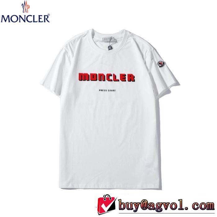 希少入手困難MONCLERモンクレール アーケード Tシャツ 使いやすい 2020年の新作アイテム 品質保証 ブラック ホワイト