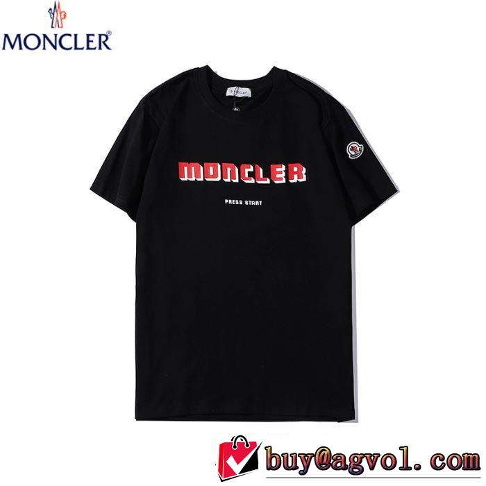 希少入手困難MONCLERモンクレール アーケード Tシャツ 使いやすい 2020年の新作アイテム 品質保証 ブラック ホワイト