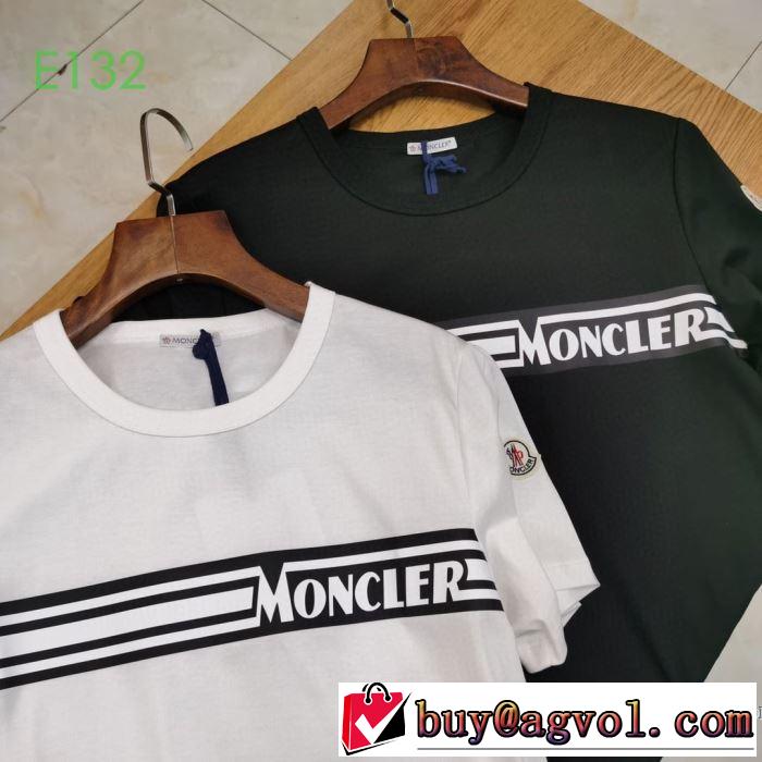 2020モデル 2色可選 半袖Tシャツ シンプルなファッション モンクレール MONCLER スタイルアップ