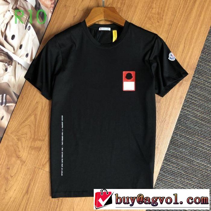 3色可選 普段使いにも最適なアイテム 半袖Tシャツ ストリート感あふれ モンクレール MONCLER