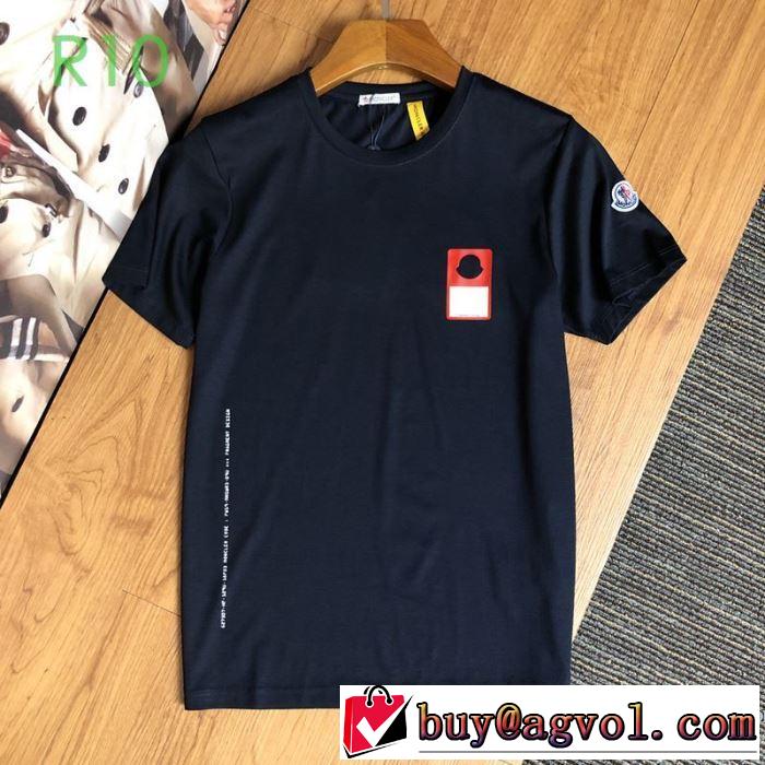 3色可選 普段使いにも最適なアイテム 半袖Tシャツ ストリート感あふれ モンクレール MONCLER