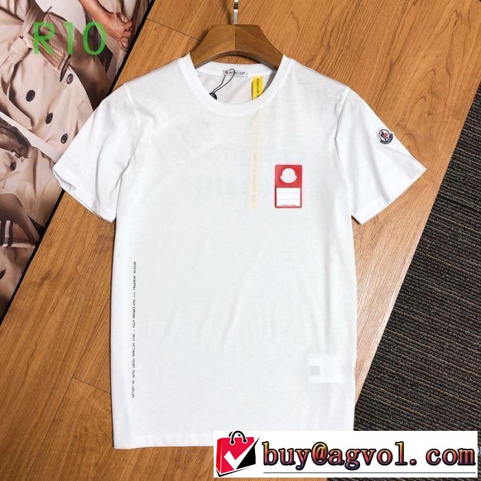 3色可選 普段使いにも最適なアイテム 半袖Tシャツ ストリート感あふれ モンクレール MONCLER