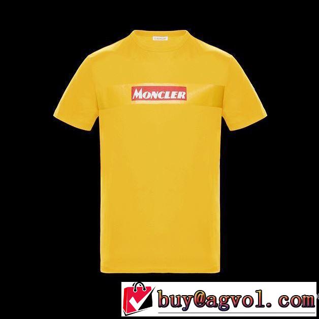 多色可選 最新の入荷商品 半袖Tシャツ ストリート系に大人気 モンクレール MONCLERどのアイテムも手頃な価格で