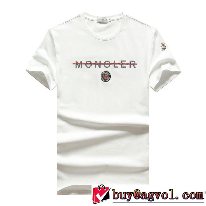 多色可選 飽きもこないデザイン 2020話題の商品 半袖Tシャツ 愛らしい春の新作 モンクレール MONCLER