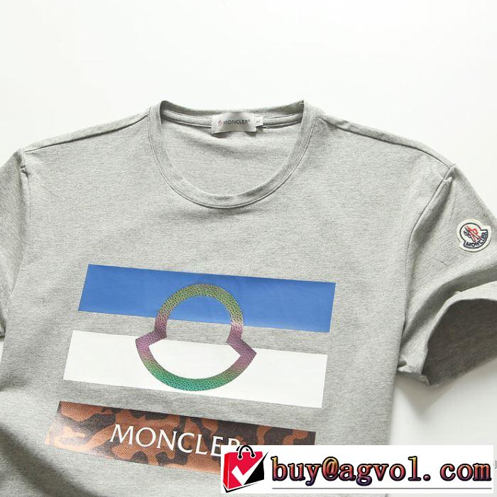 幅広いアイテムを展開 多色可選 半袖Tシャツ 非常にシンプルなデザインな モンクレール MONCLER