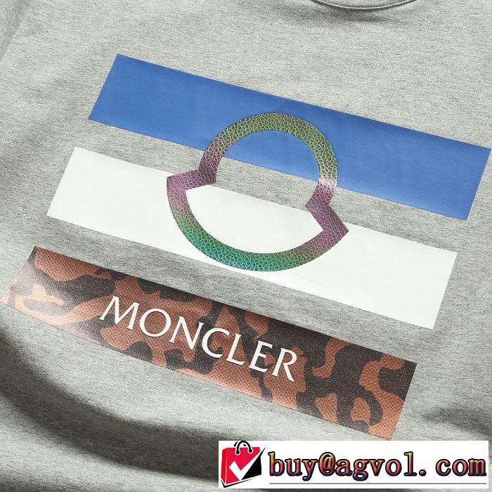 幅広いアイテムを展開 多色可選 半袖Tシャツ 非常にシンプルなデザインな モンクレール MONCLER