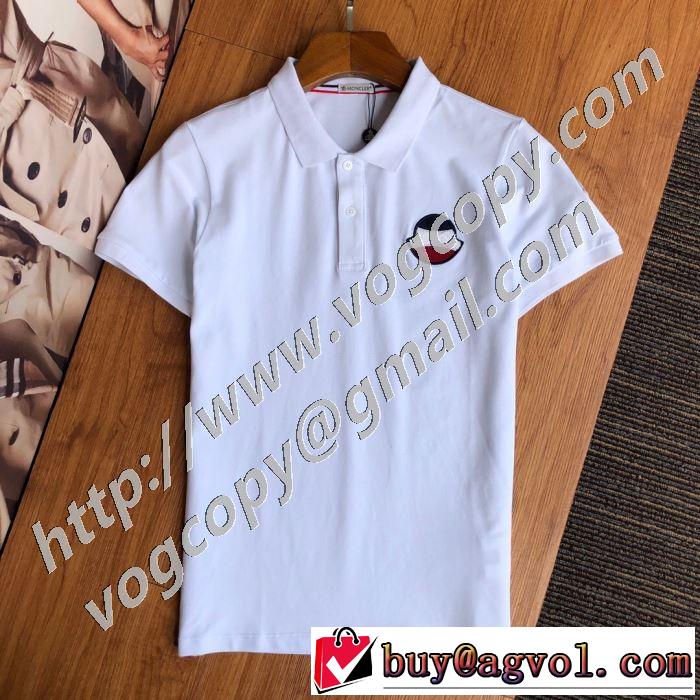 非常にシンプルなデザインな モンクレール 2色可選 MONCLER 幅広いアイテムを展開 半袖Tシャツ