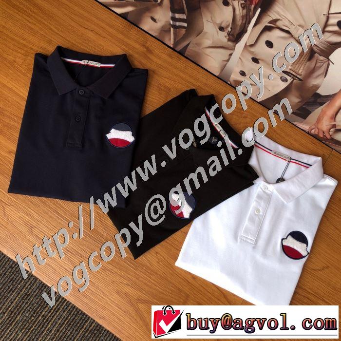 非常にシンプルなデザインな モンクレール 2色可選 MONCLER 幅広いアイテムを展開 半袖Tシャツ