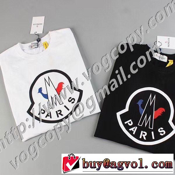 2色可選 モンクレール大人気のブランドの新作  MONCLER 取り入れやすい 半袖Tシャツ 確定となる上品